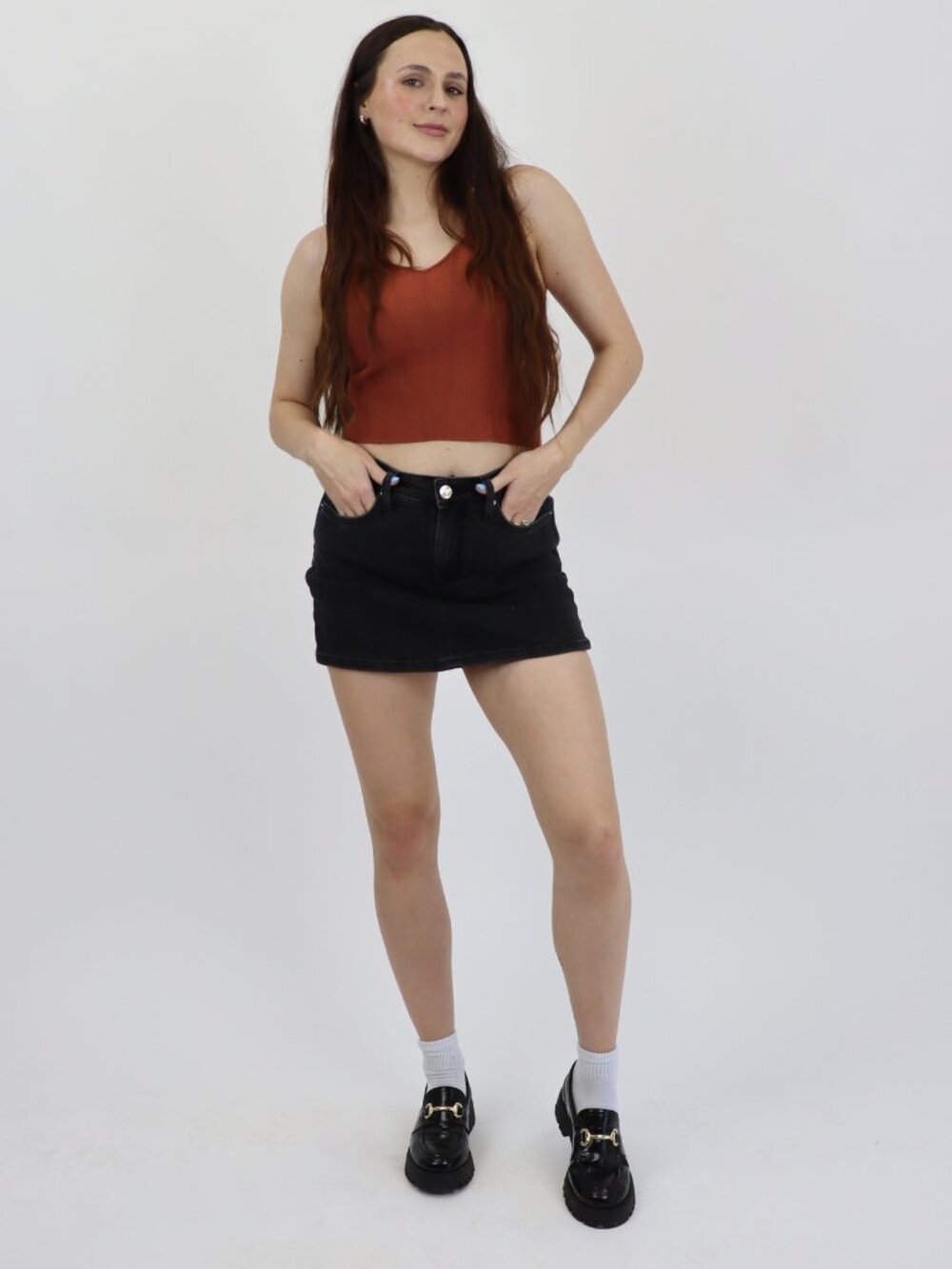 RFM Denim Skort XS Alexander Jane tummy control